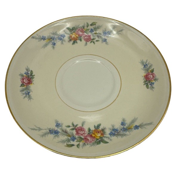 Vintage Homer Laughlin Eggshell Nautilus F 42 N 5 Saucer - EVC - Picture 1 of 5